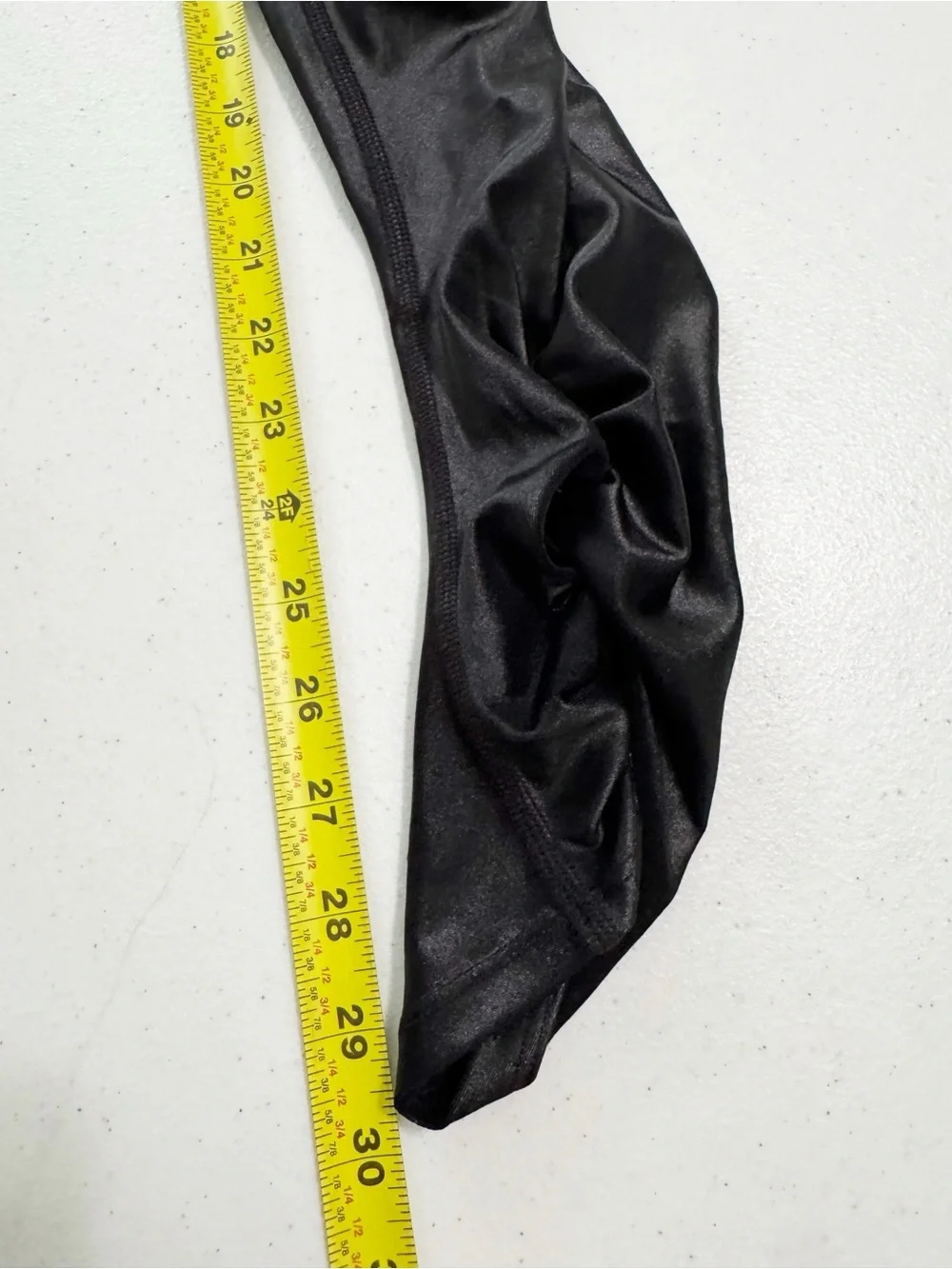 ALO Yoga Cinched Leg Black Shine Leggings Small